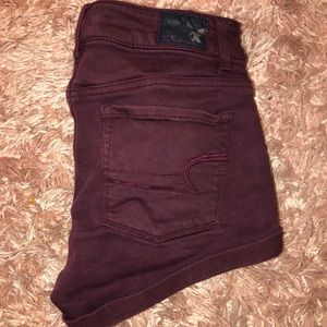 Maroon shorts